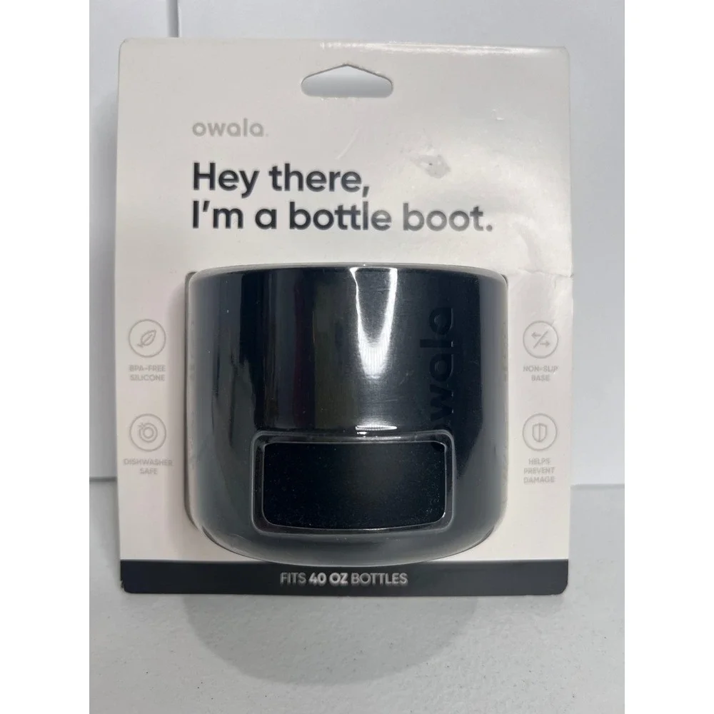 Owala‎ Silicone Boot for 40 oz. FreeSip Water Bottle, Black - Quantity 1